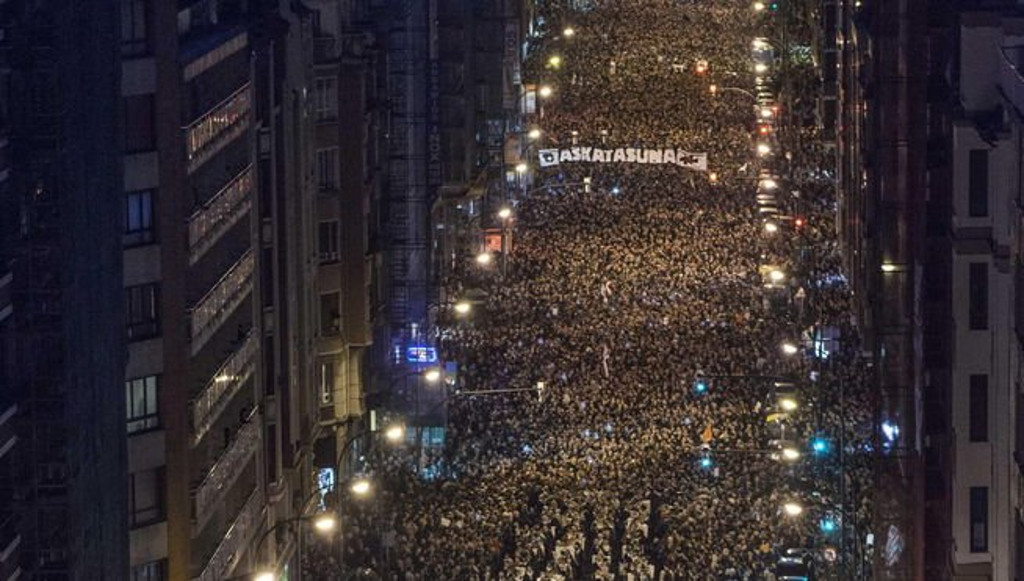 70000 a Bilbao per i prigionieri politici indipendentisti