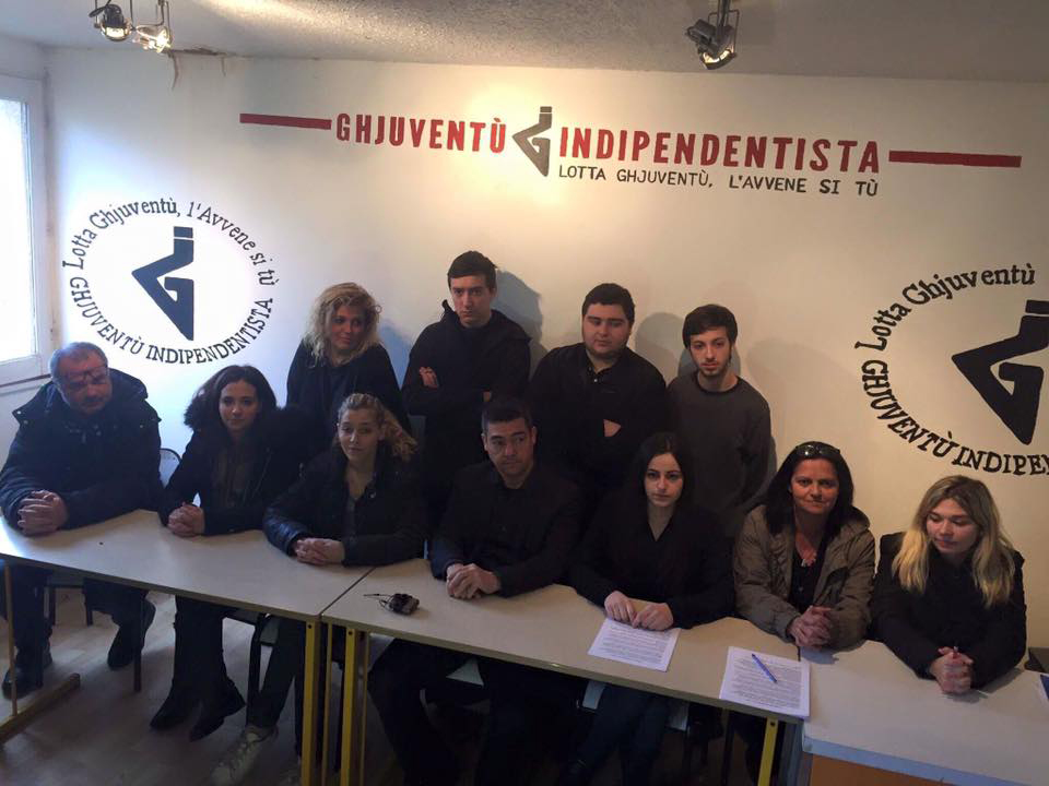 Ghjuventù Indipendentista (Corsa) – Conferenza stampa del 13/01/2017