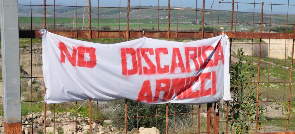 Presìdi contro la discarica di Armicci in territorio di Lentini