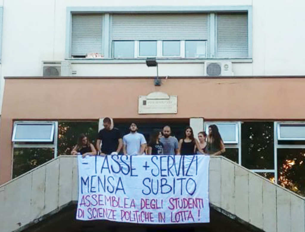 Studenti occupano gli uffici Ersu dell’università di Palermo.