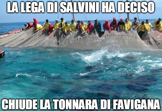 La Lega contro la pesca siciliana: difendiamo la tonnara di Favignana