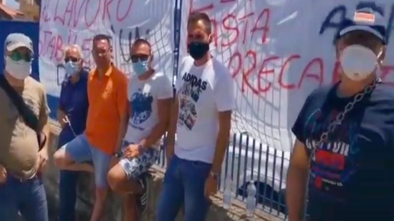 Messina: ex letturisti AMAM in protesta