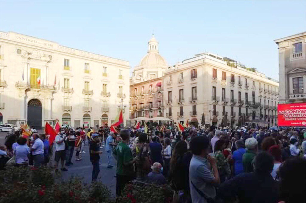 Anche Catania in piazza contro la Lega e Musumeci