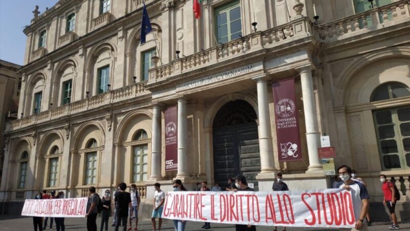 Catania: gli studenti ottengono la proroga del pagamento per gli irregolari