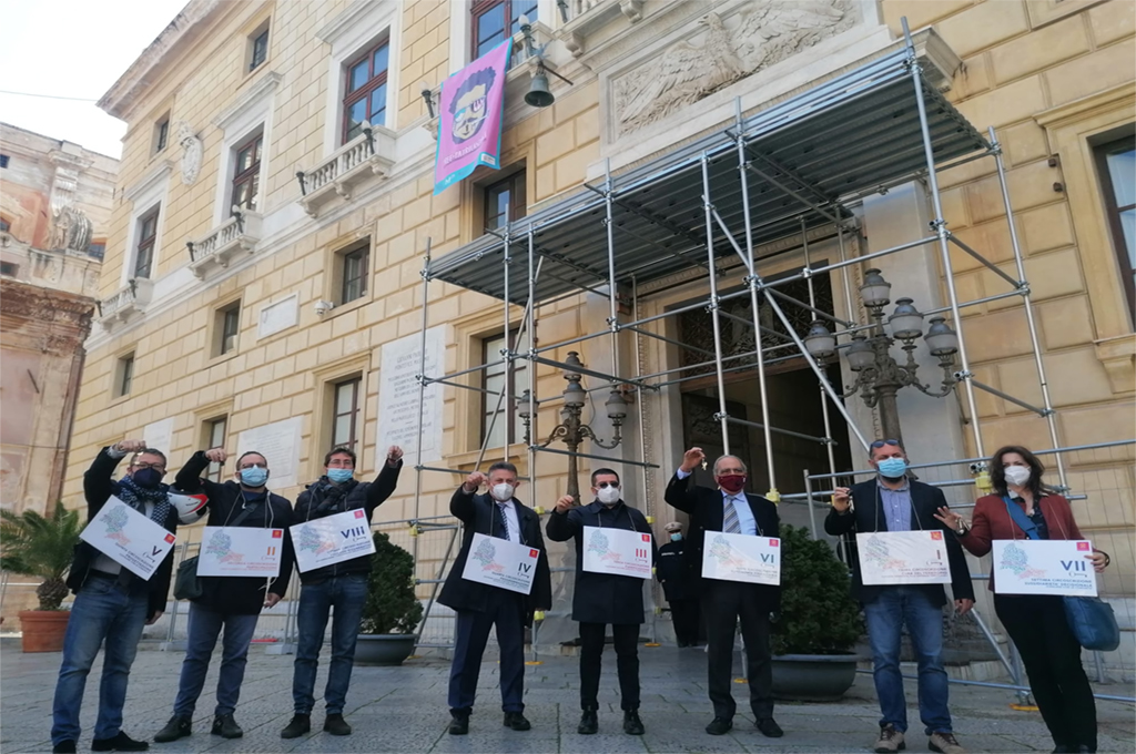 Palermo, Regolamento sul Decentramento: in piazza i Presidenti di Circoscrizione