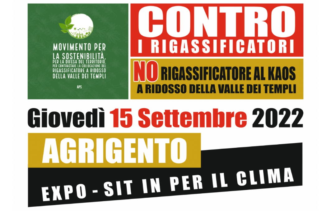 In Sicilia mobilitazione contro il rigassificatore. Intervista al movimento “No rigassificatore al Kaos”