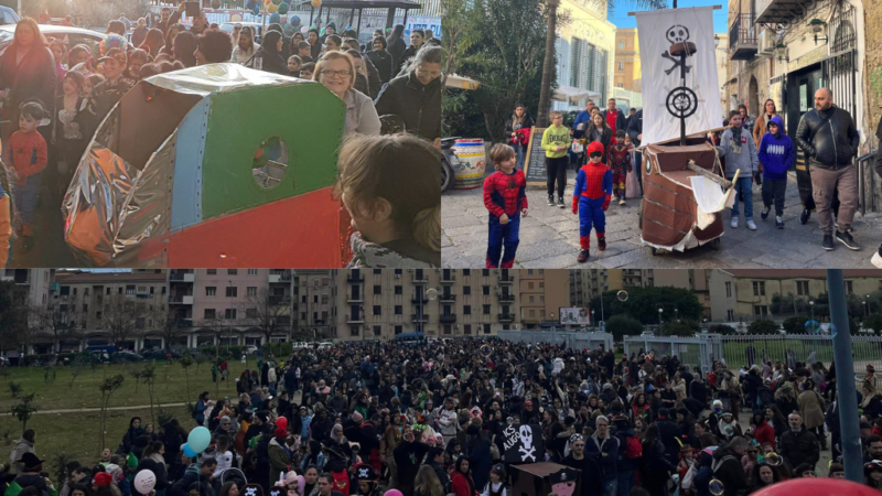 Carnevale 2023: a Palermo e Catania i bambini sfilano per le strade